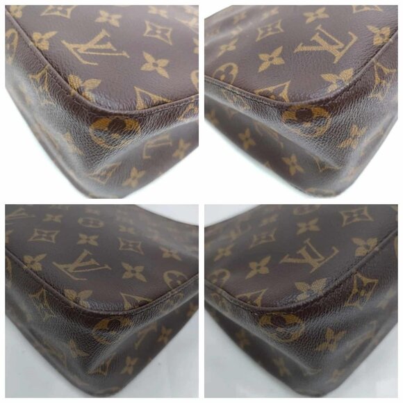 Louis Vuitton LV Shoulder Bag Looping MM Brown Monogram 845-081325 - Picture 6 of 14